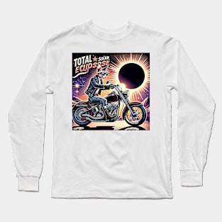 Sphynx Cat Total Solar Eclipse Long Sleeve T-Shirt